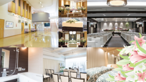 あすかセレモが運営する葬儀式場の内観写真